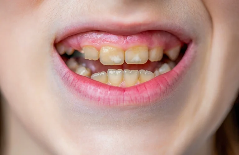 Fluorosis dental en niños