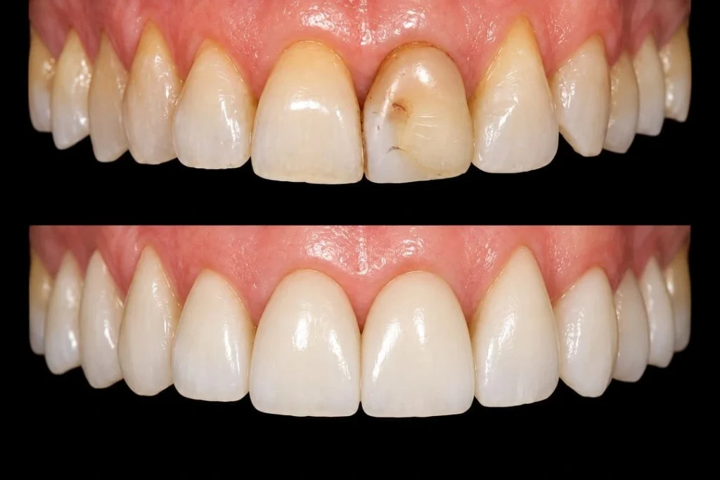 Qué es una reconstrucción dental
